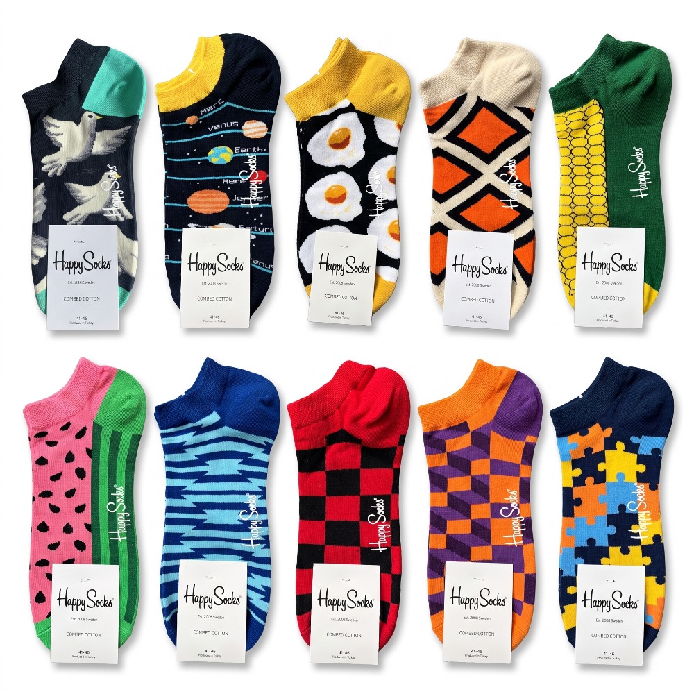 Ankle Sock Low Cut - Happy Socks Men Ankle Socks 3