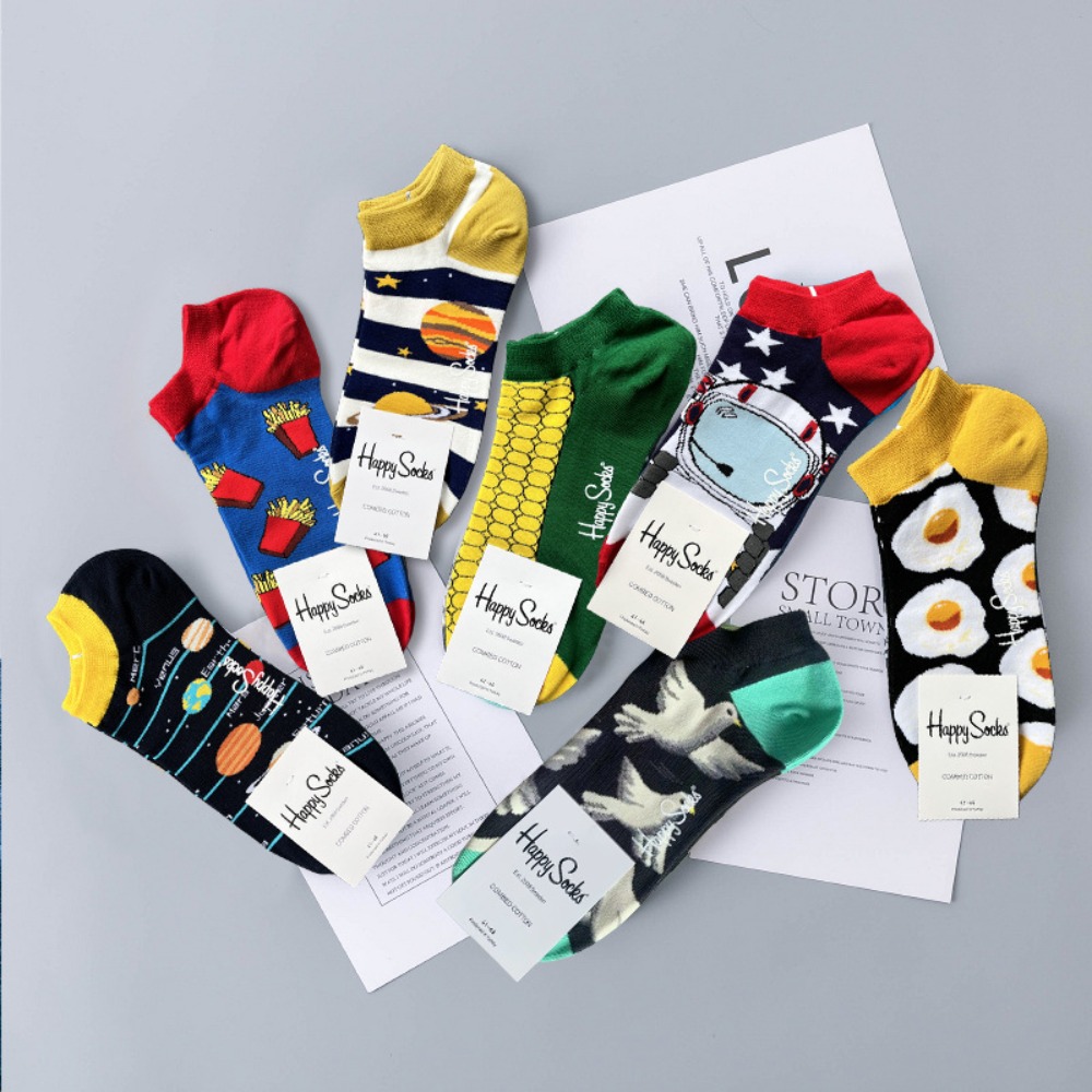 Happy Socks Men Ankle Socks 3  - đánh giá và giá Ankle Sock Low Cut