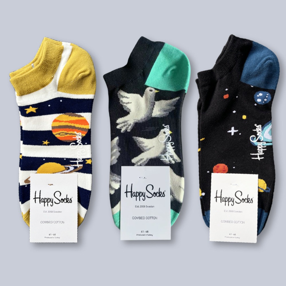 Happy Socks Men Ankle Socks 3  - đánh giá và giá Ankle Sock Low Cut