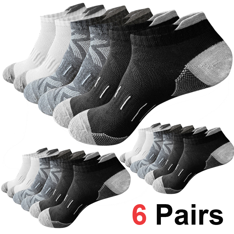 6Pairs Men's Arrow Print Ankle - đánh giá và giá Athletic Sock Cushion