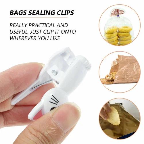8Pcs Cat Shape Food Sealing Ba - đánh giá và giá Sock Organizer Tray