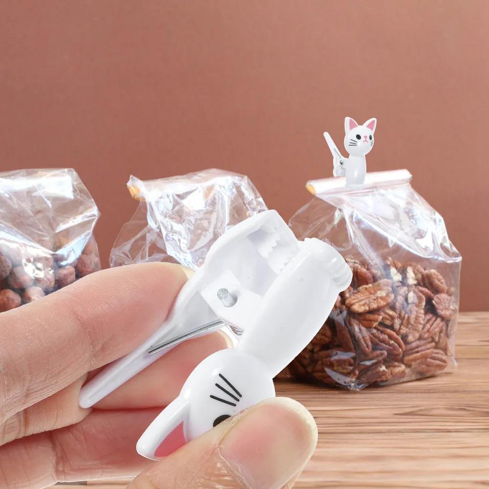 8Pcs Cat Shape Food Sealing Ba - đánh giá và giá Sock Organizer Tray