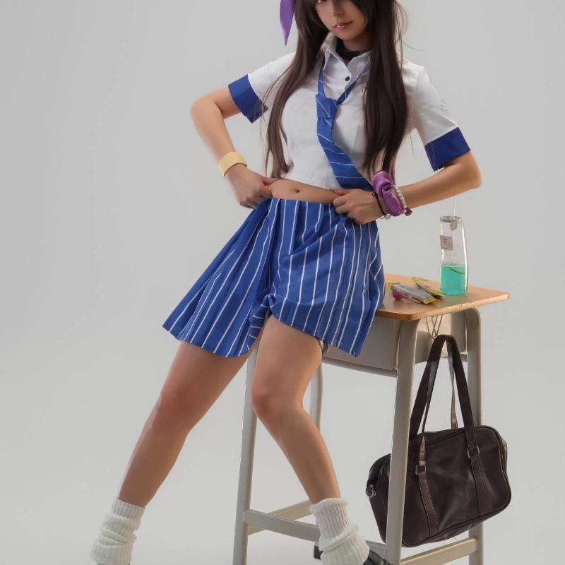 Naga Cosplay Costume JK Unifor - đánh giá và giá Knee High Sock Women