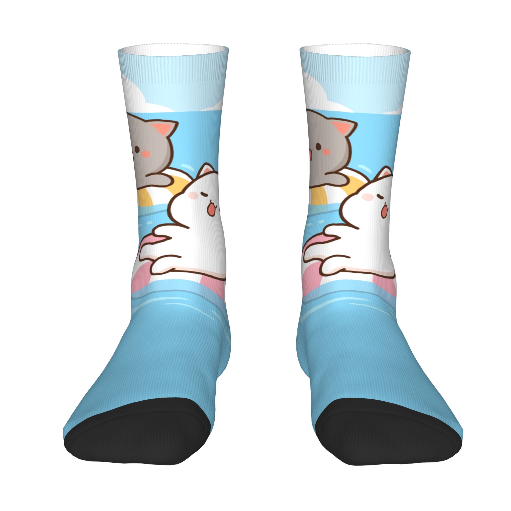 Custom Some Cute Gifs Of Mochi - đánh giá và giá Dress Sock Men