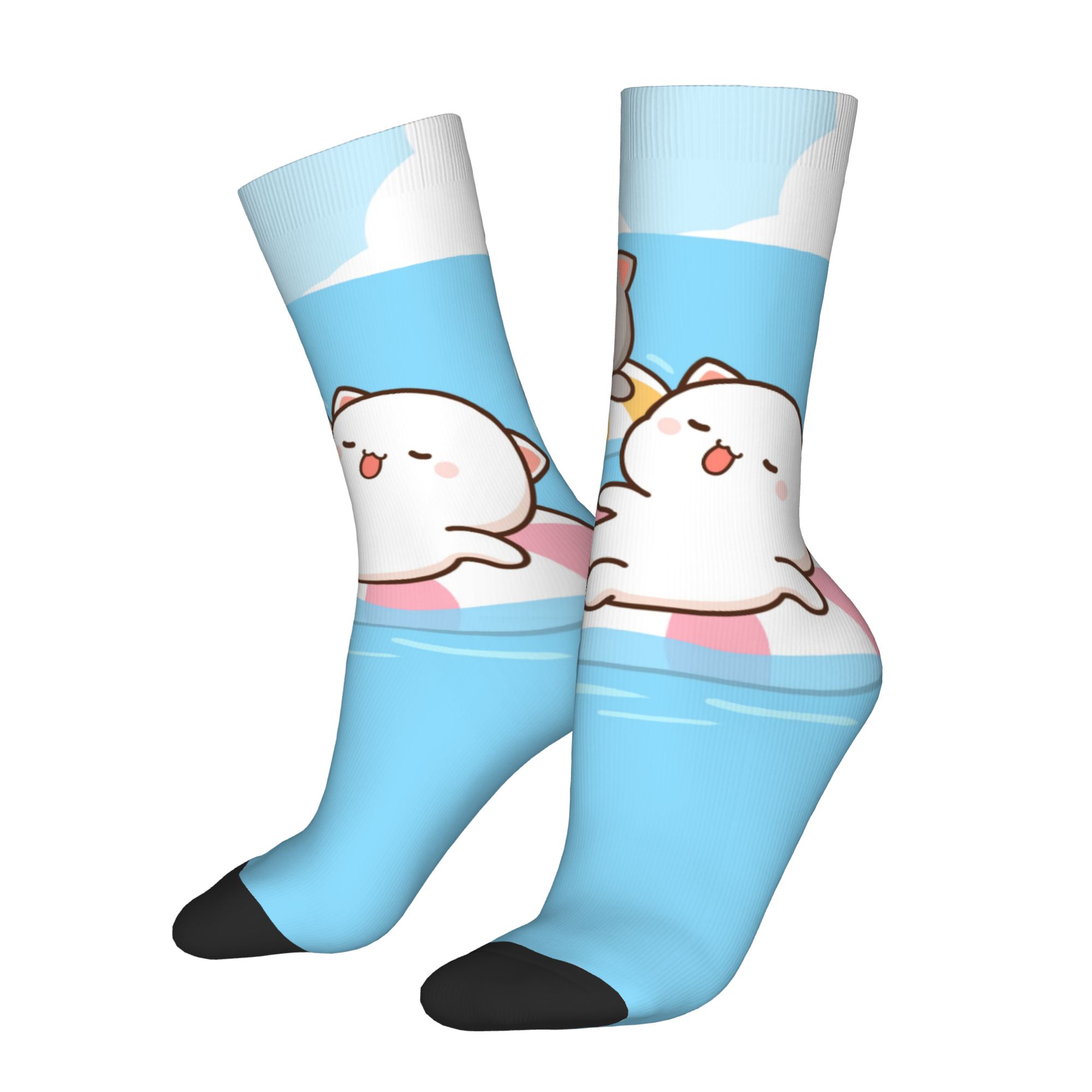 Custom Some Cute Gifs Of Mochi - đánh giá và giá Dress Sock Men