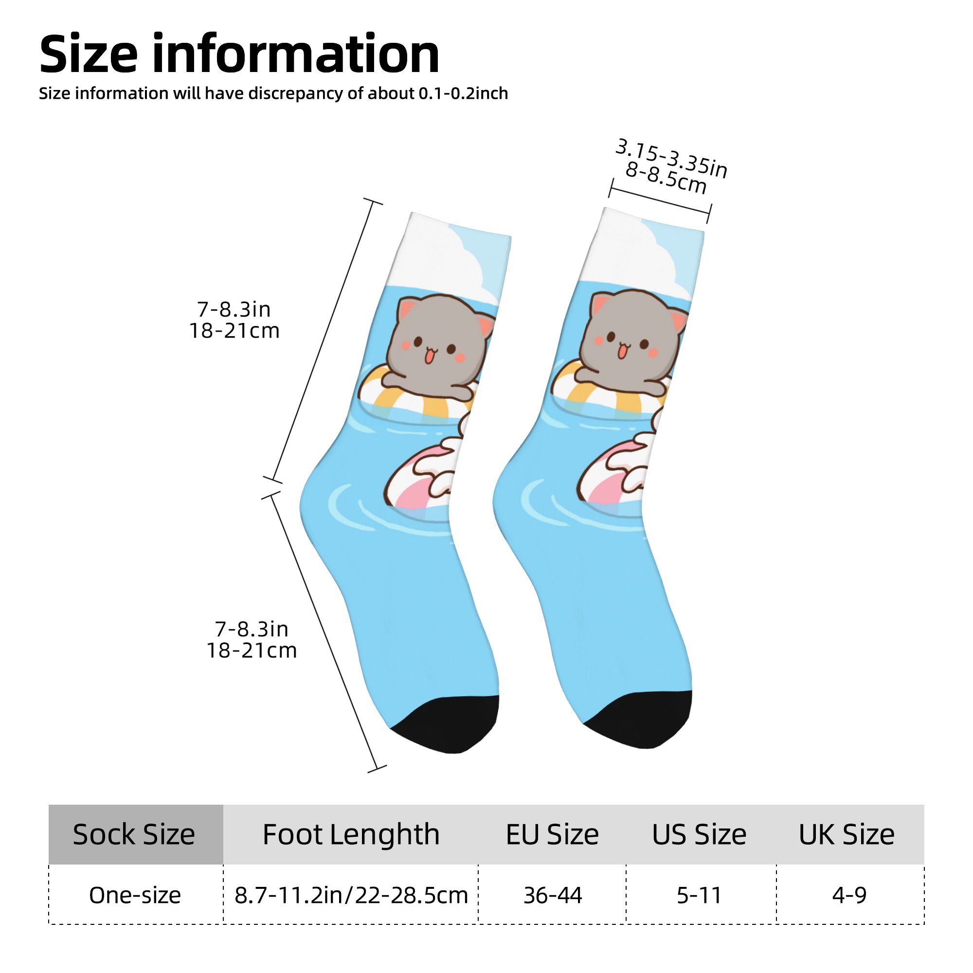 Custom Some Cute Gifs Of Mochi - đánh giá và giá Dress Sock Men