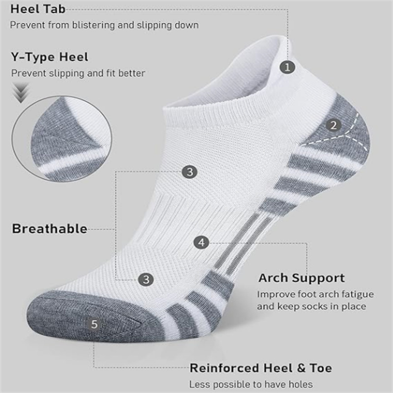 6/12Pairs Ankle Athletic Runni - đánh giá và giá Athletic Sock Cushion