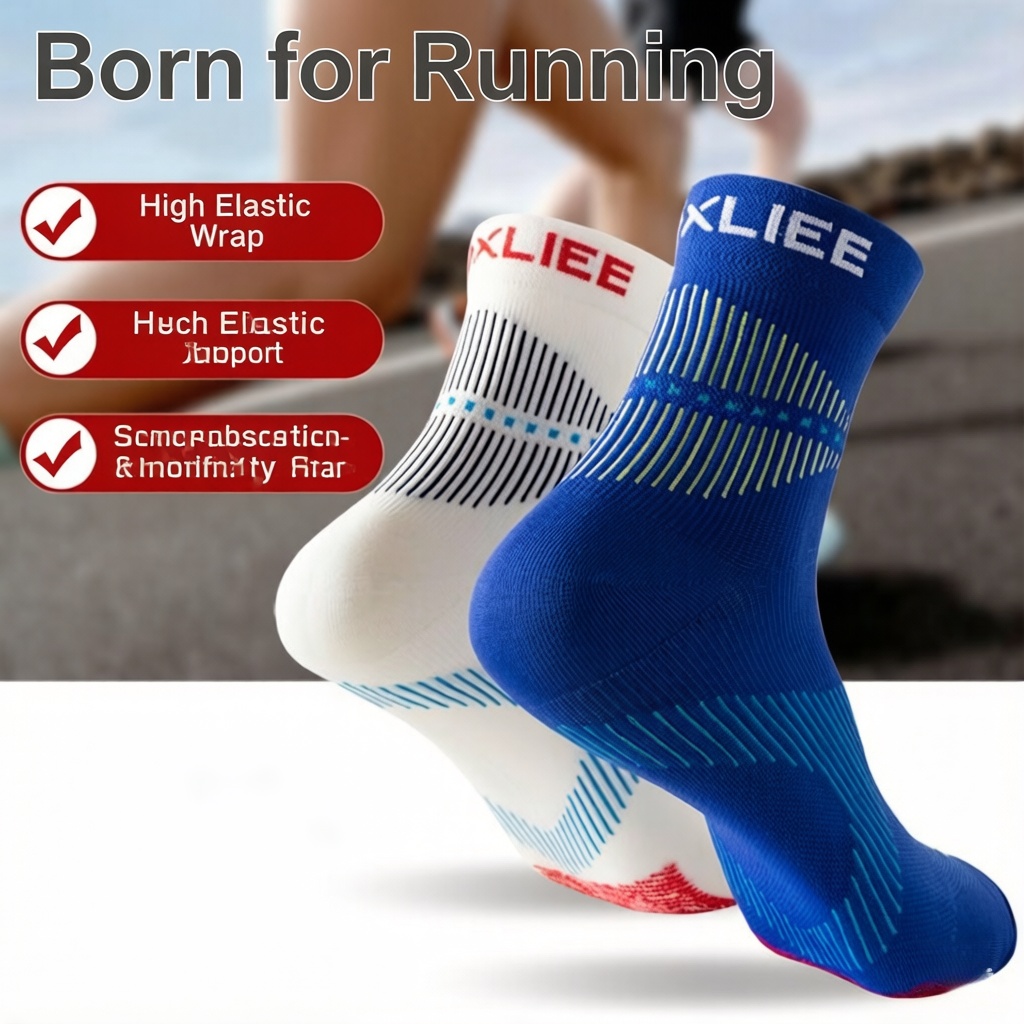 WRELS 1/2/3 Pairs Running Sock - đánh giá và giá Athletic Sock Cushion