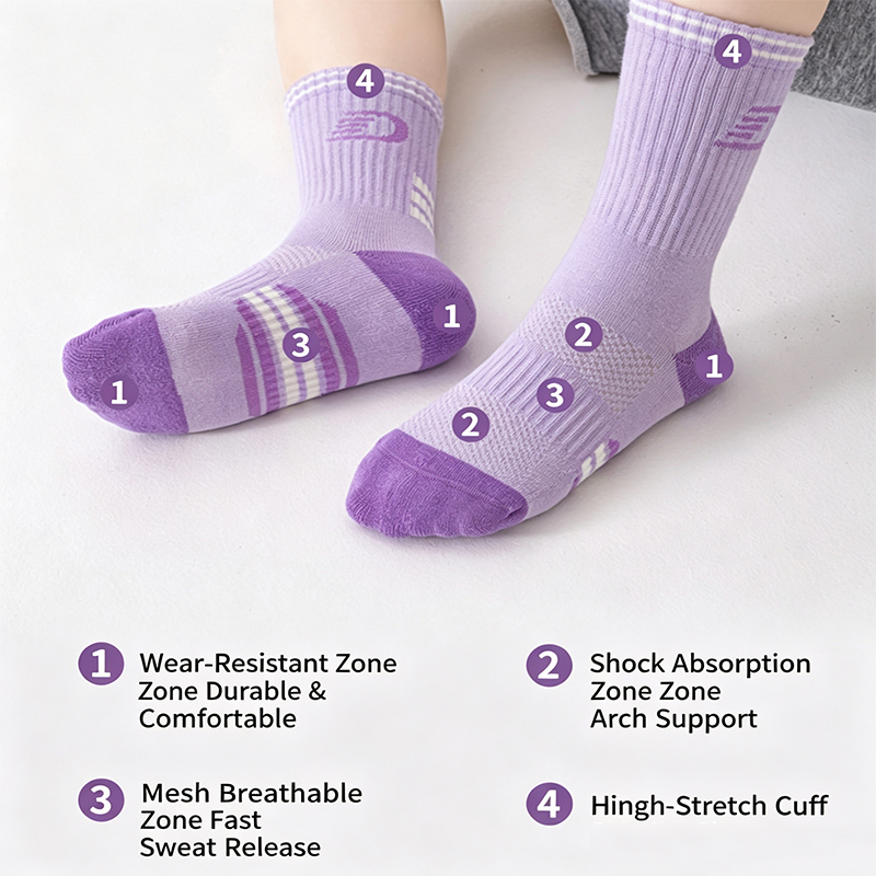 3 Pairs Set Children Sport Soc - đánh giá và giá Athletic Sock Cushion