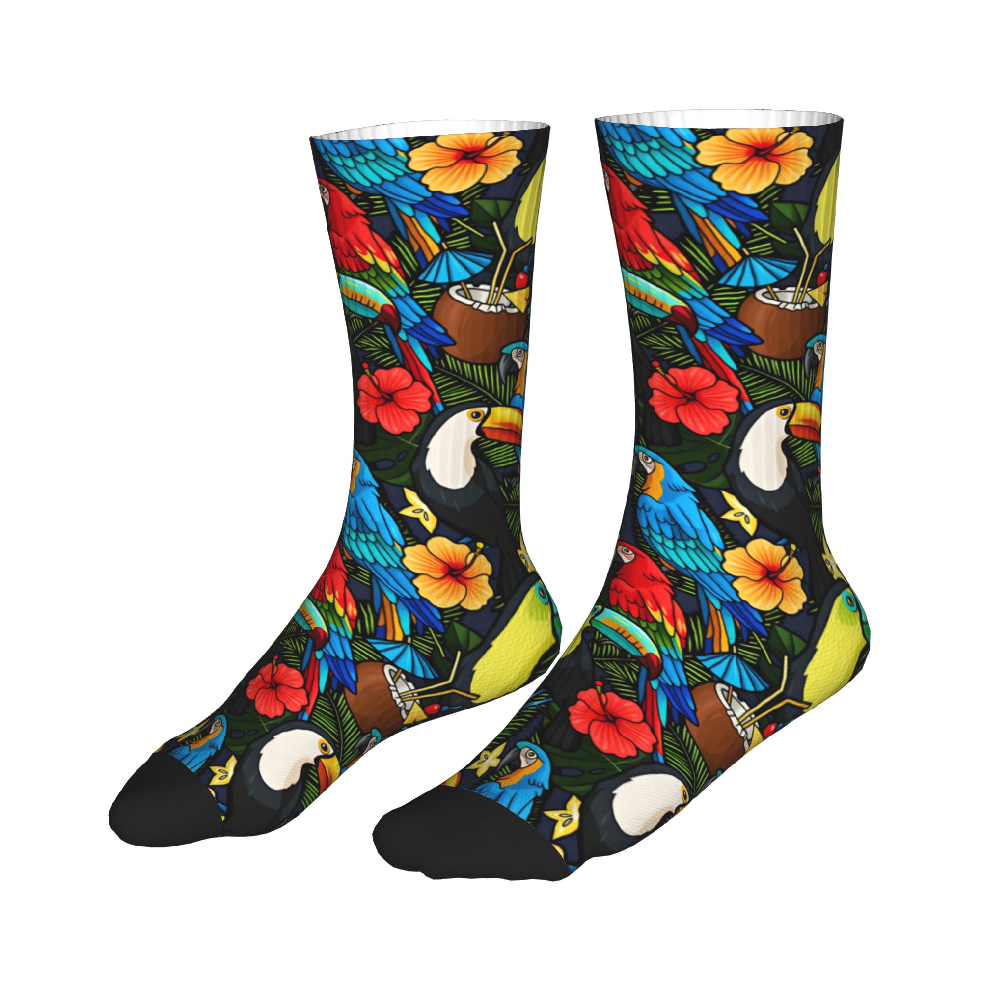 Tropical Macaw Toucan Fruit Fl - đánh giá và giá Dress Sock Men